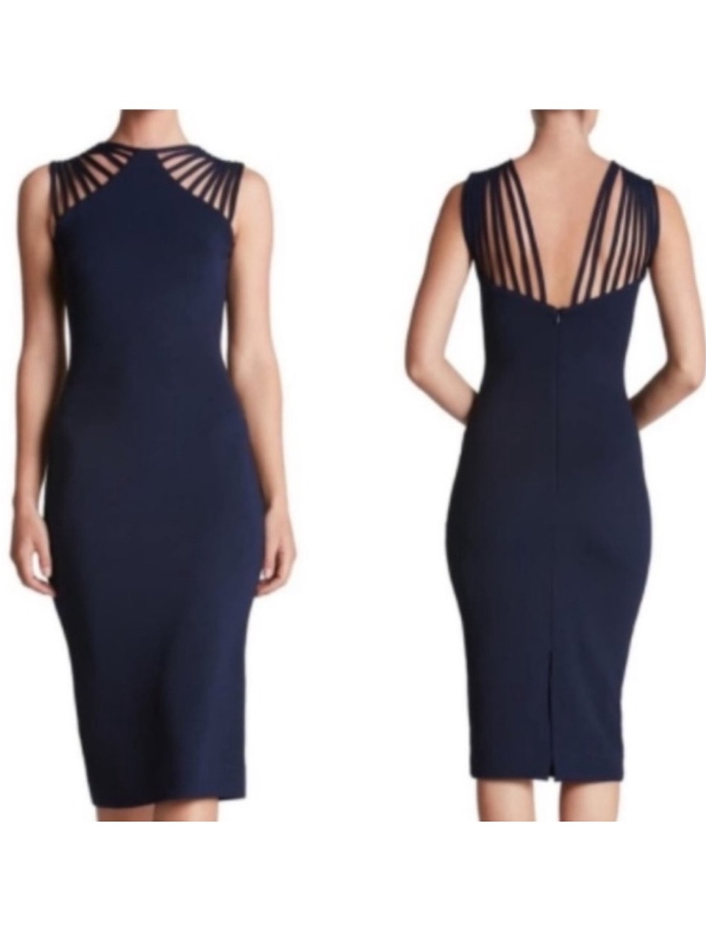 Dress The Population Gwen caged midi dress size M